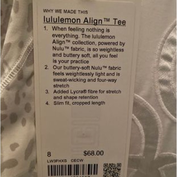 LULULEMON ALIGN TEE 🙌🏻 - Picture 5 of 6